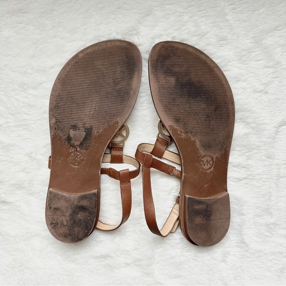 MICHAEL KORS Sondra Flat Logo Sandals - Picture 2 of 6